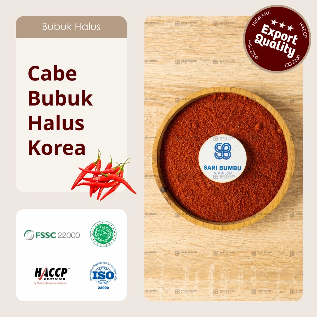 Gochugaru Powder Bubuk Cabe Halus Korea Halal
