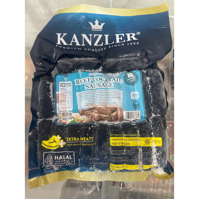 Sosis Kanzler coctail sosis sapi coctail Sausage 250gr/500gr
