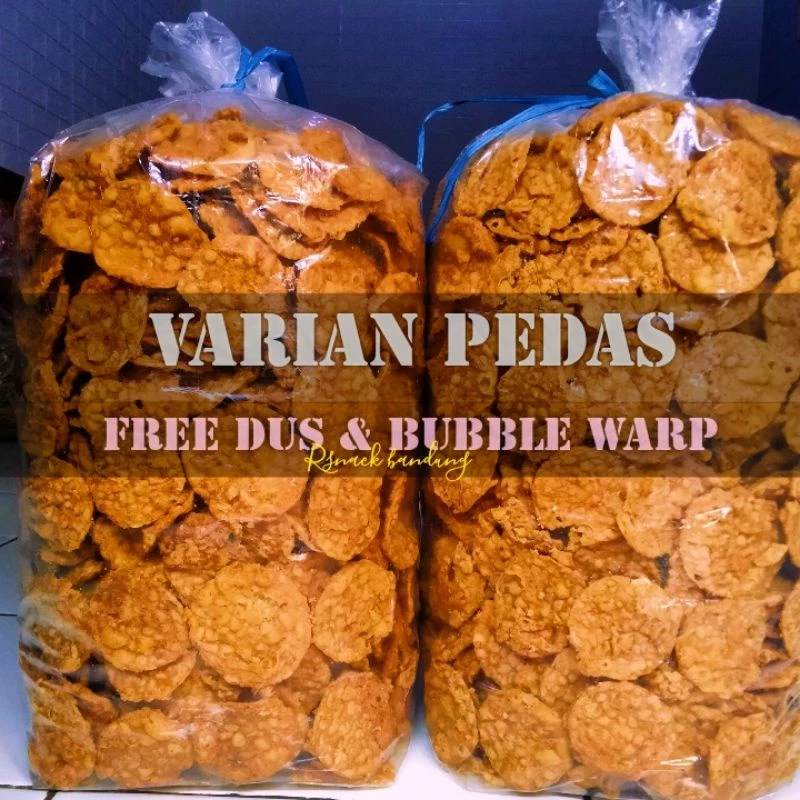 cemilan tempe goreng pedas bandung 1kg