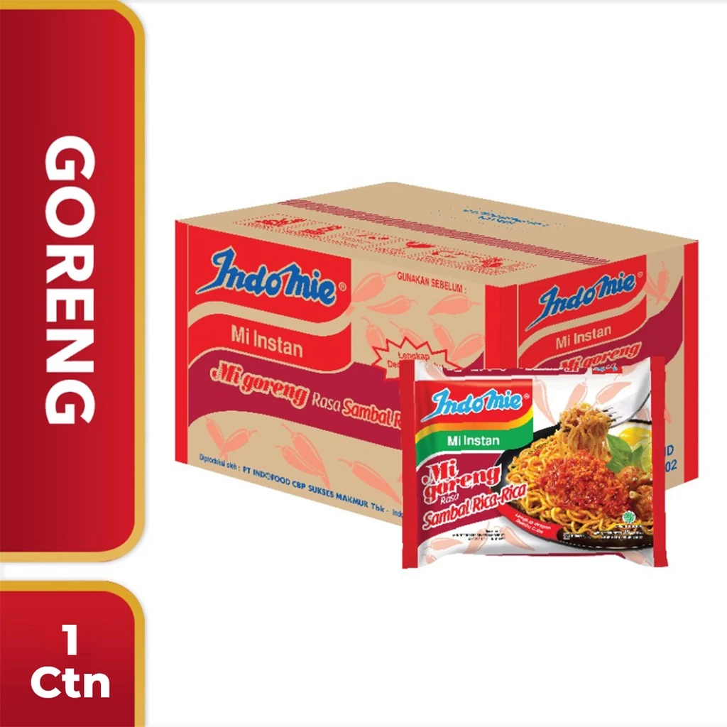 CTN - Indomie Goreng Sambal Rica-Rica 85 Gr