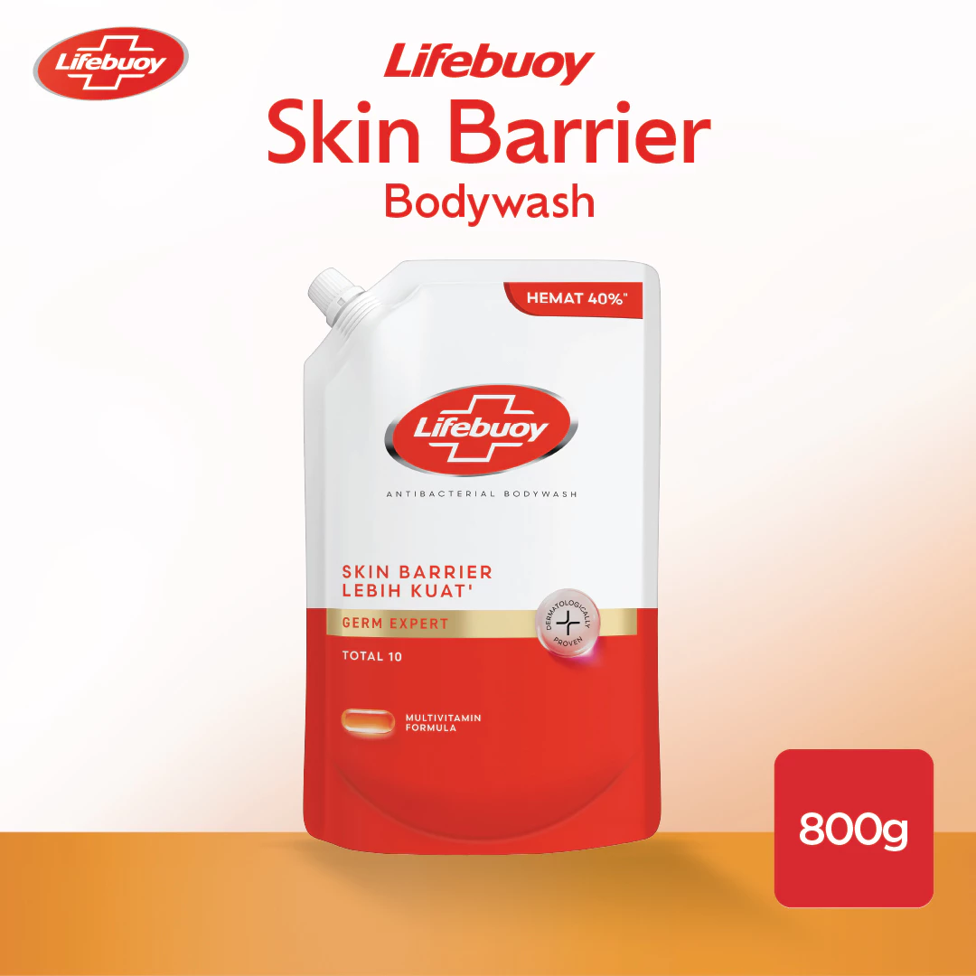 Lifebuoy Sabun Mandi Cair Antibakteri Total 10 800ml