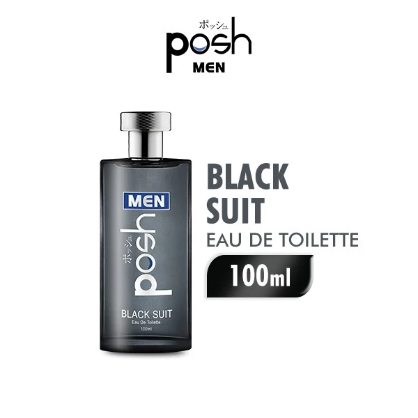 Posh Men Eau de Toilette Black Suit Parfum Pria EDT 100 ml