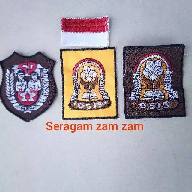 Bad SD,SMP,SMA,dan bendera seragam sd smp sma