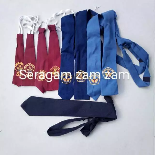 Dasi sd dasi smp dasi sma/seragam sekolah dasi hitam prepet