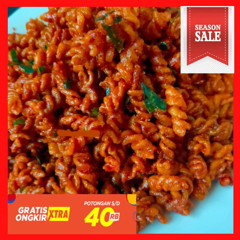 Makaroni Uril 70 Gr Tidak Keras, 3 Rasa Pedas Gurih