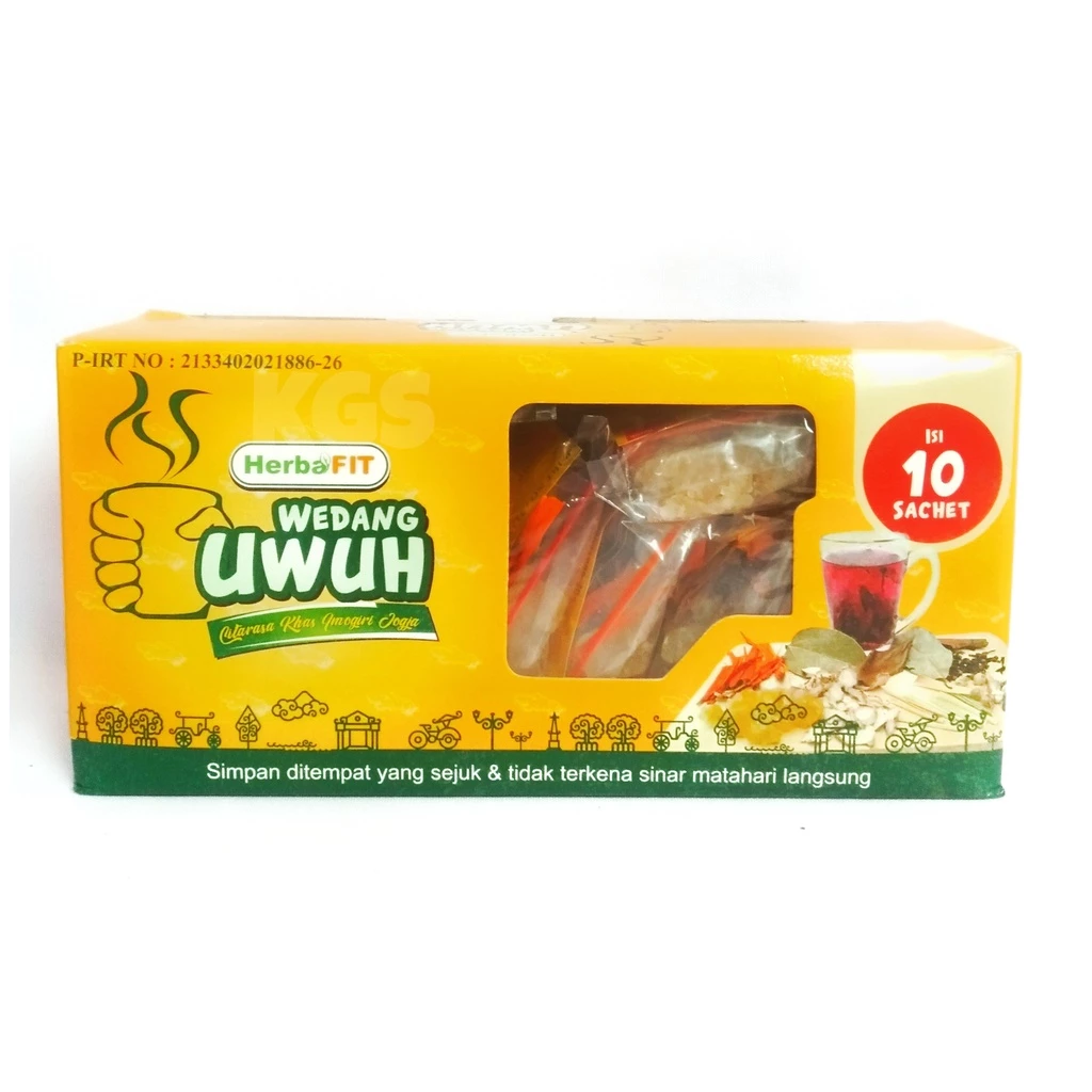 Wedang Uwuh HerbaFit Wedhang Rempah Herbal Box Isi 10PCS