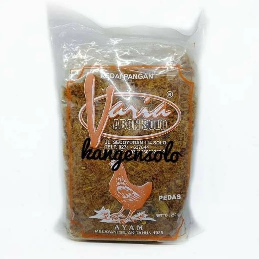 Abon Daging Ayam Suwir VariA 250 gr Khas Solo
