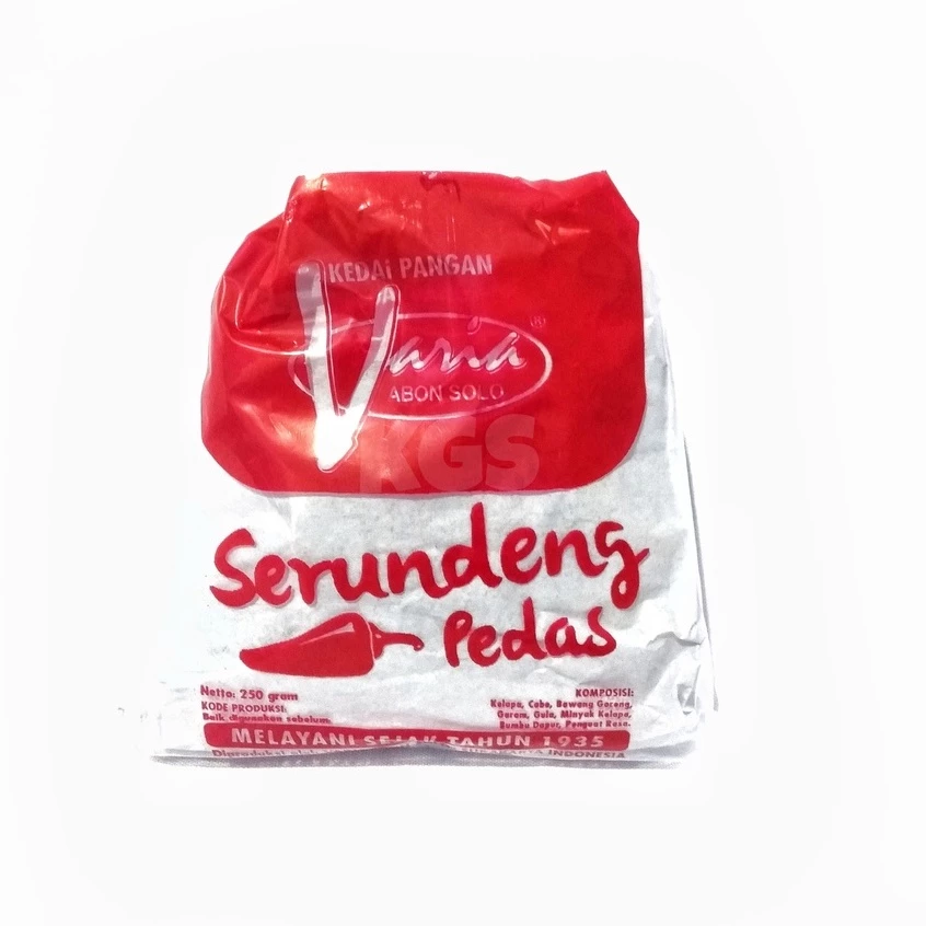 SERUNDENG SRUNDENG VARIA SOLO PEDAS 250 Gr KHAS SOLO
