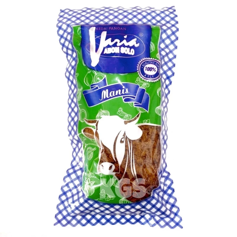Abon Sapi Daging Sapi Suwir Varia 250gr Khas Solo
