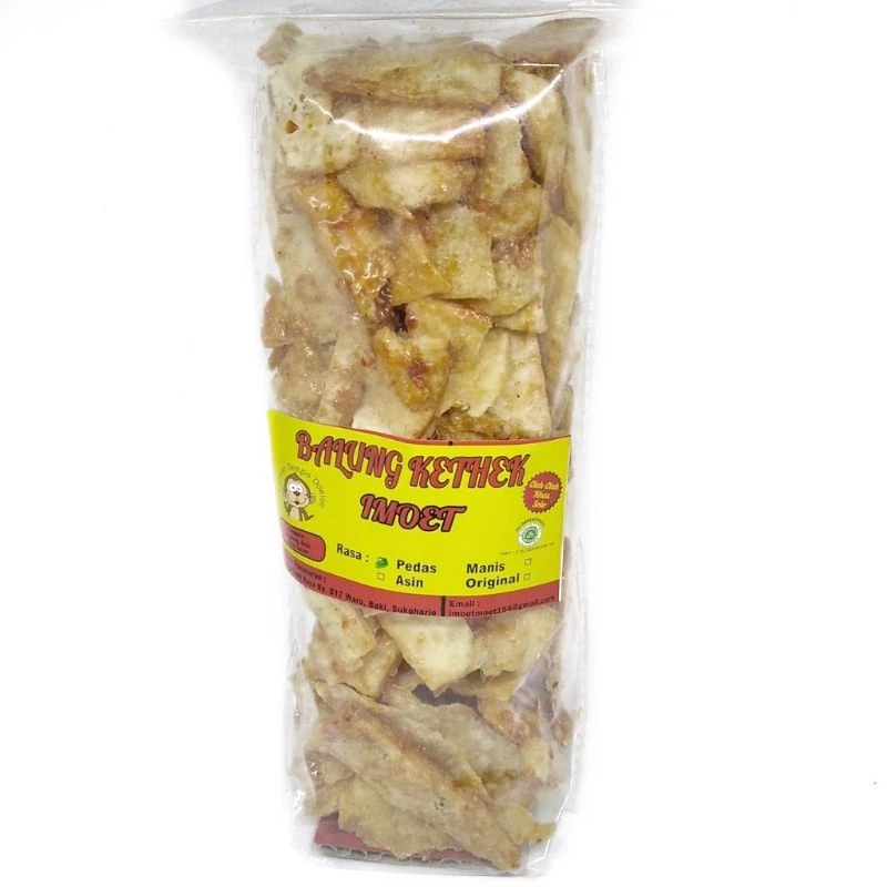 KERIPIK BALKET BALUNG KETHEK IMOET KRIPIK OLAHAN SINGKONG 200 gr KHAS SOLO