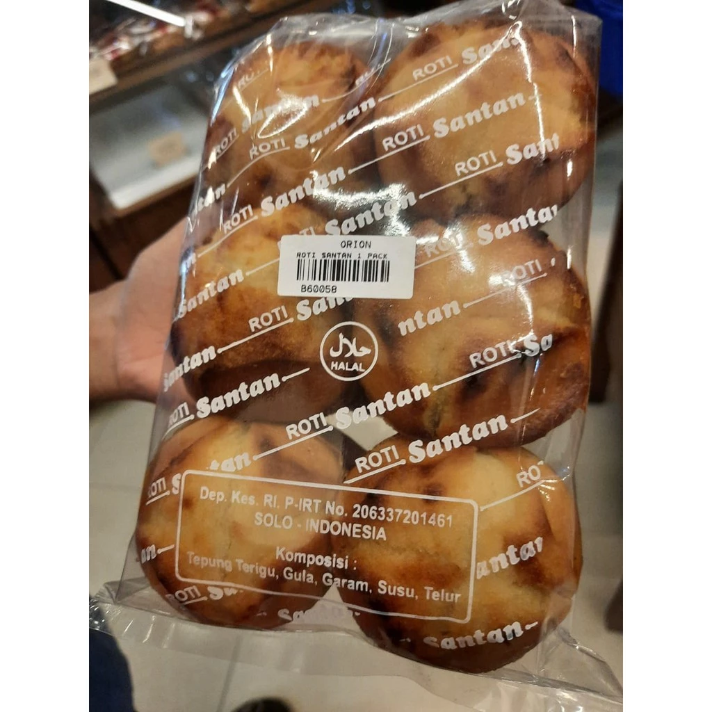 ROTI SANTAN ORION ISI 6PCS Oleh Oleh Khas Solo