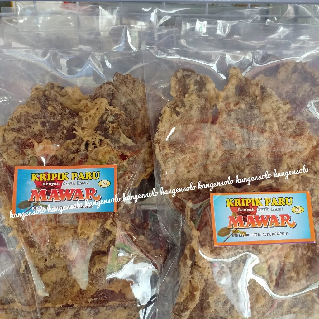 Keripik Paru KRIPIK PARU SAPI PREMIUM 100gram Enak Gurih Renyah Nagih