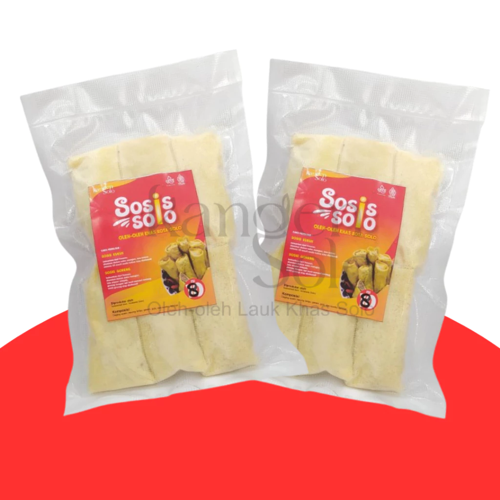 Sosis Solo Goreng Isi Daging Ayam Frozen Isi 8 Berat 380 Gram