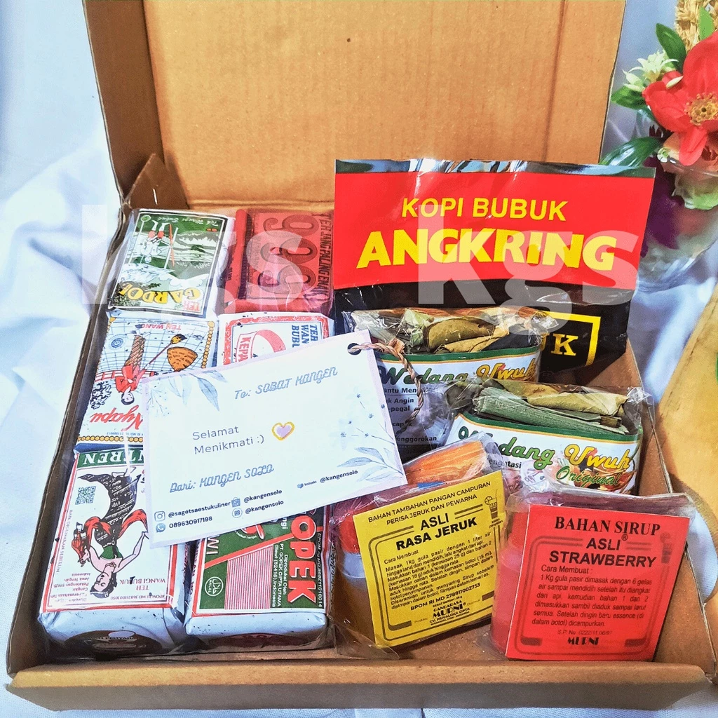Hampers Minuman Racikan Mantap Khas Solo Free Kartu Ucapan
