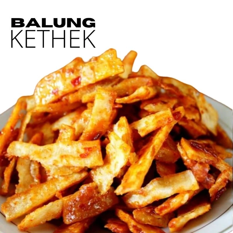 Balung Kethek Keripik Singkong Balado 150 Gram Kemasan Thinwall 500ml  Oleh - oleh Khas Kebun Teh Kemuning Karanganyar / Solo