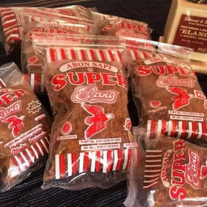 Abon Sapi Asli Boyolali Super Cap Elang Kemasan 250gr Manis