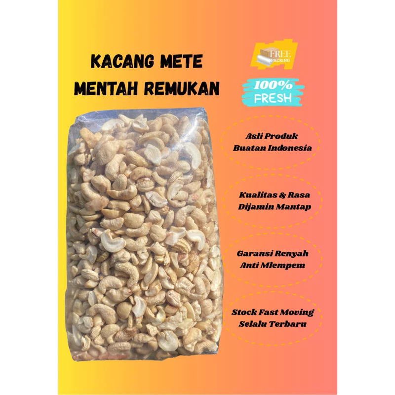 Kacang Mete Mede Mentah kacang mete mentah remukan pecahan