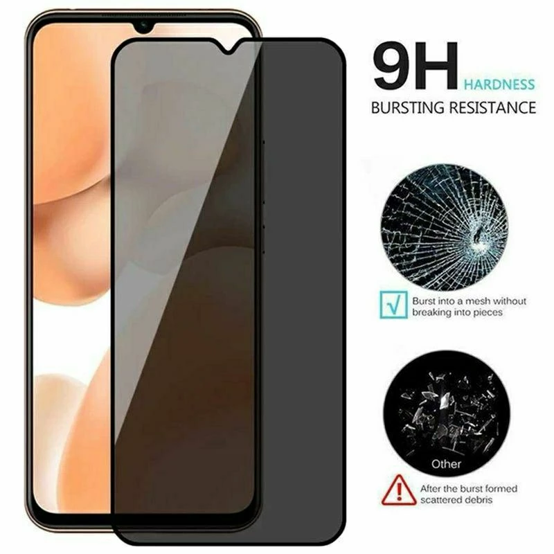 Tempered Glass Anti Spy Full List Hitam Samsung A01 A01 Core A01S A02 A02S A03 A03 Core A03S A04