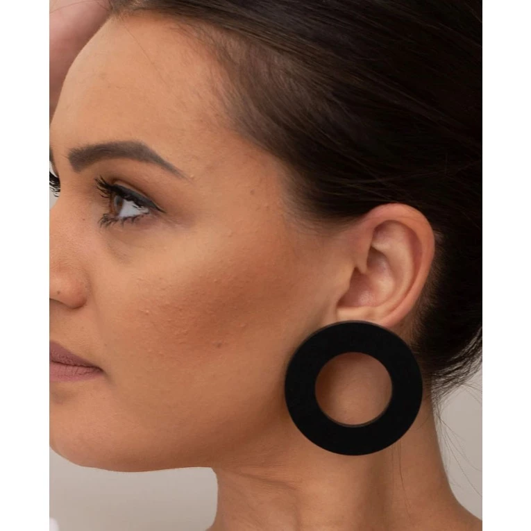 Anting fashion anting Bulat wanita gaya korea 635