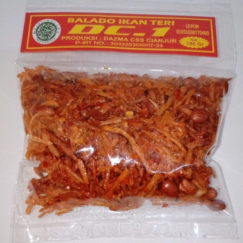 Balado Teri Kacang Kentang Mustofa 100gr Pedas Manis
