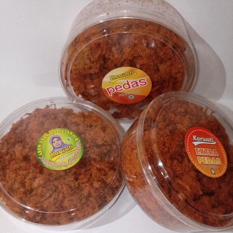 Abon Ayam Karwati Original Cianjur Halal Praktis
